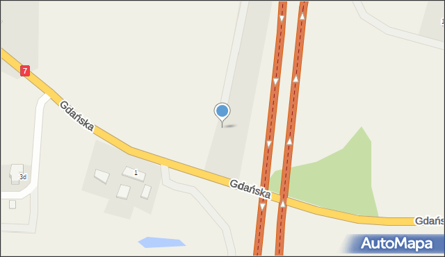 Żukowo, Gdańska, 10B, mapa Żukowo