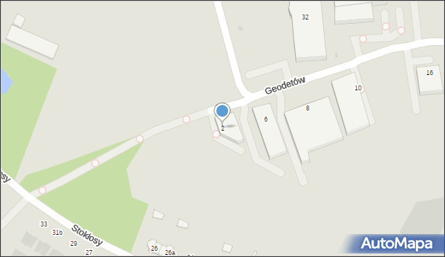 Gdańsk, Geodetów, 2, mapa Gdańska