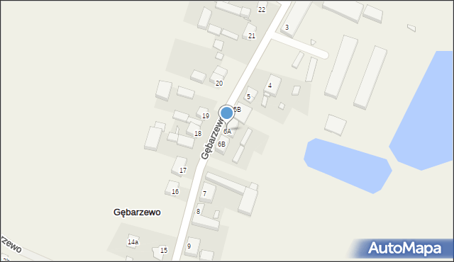 Gębarzewo, Gębarzewo, 6A, mapa Gębarzewo