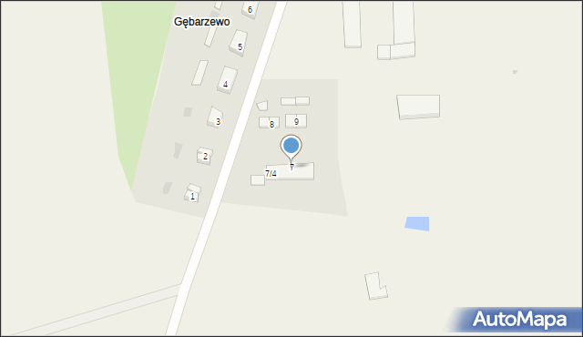 Gębarzewo, Gębarzewo, 7, mapa Gębarzewo