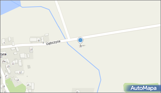 Gębczyce, Gębczyce, 35, mapa Gębczyce