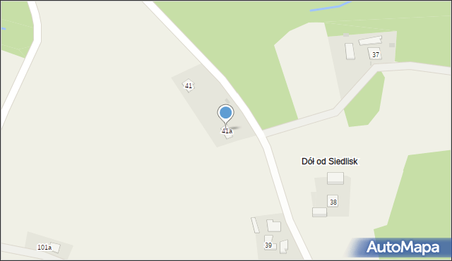 Gębiczyna, Gębiczyna, 41a, mapa Gębiczyna