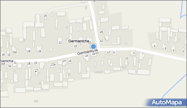 Germanicha, Germanicha, 14, mapa Germanicha