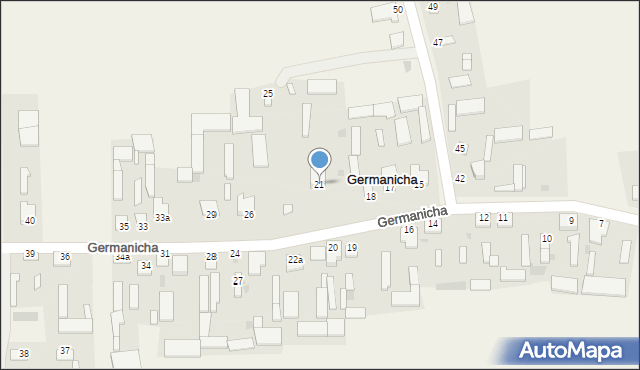 Germanicha, Germanicha, 21, mapa Germanicha
