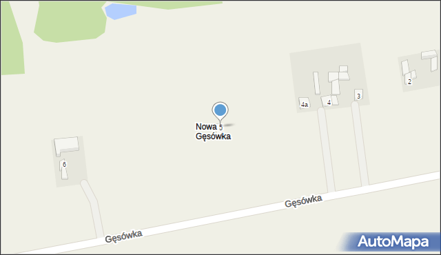 Gęsówka, Gęsówka, 5, mapa Gęsówka