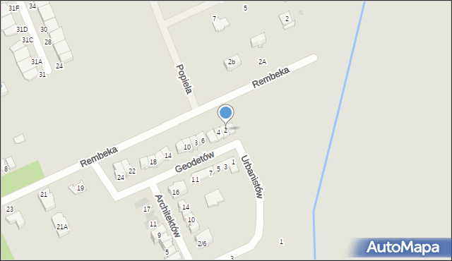 Grodzisk Mazowiecki, Geodetów, 2, mapa Grodzisk Mazowiecki