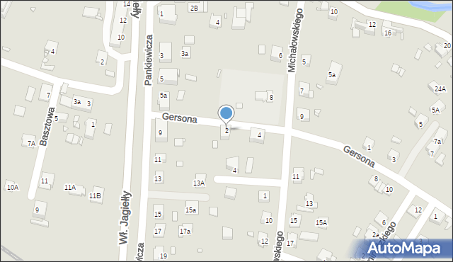 Opole, Gersona Wojciecha, 2, mapa Opola