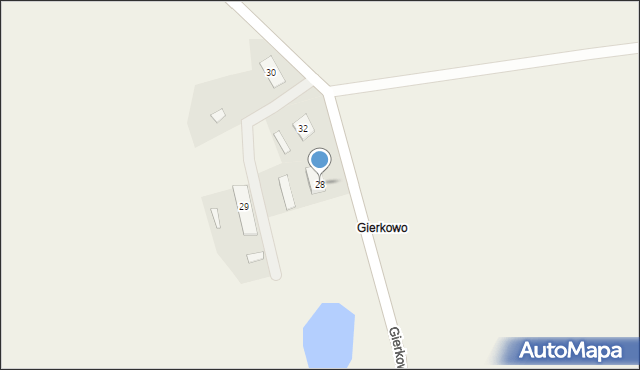 Cichoradz, Gierkowo, 28, mapa Cichoradz