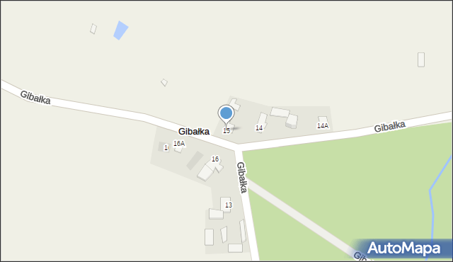 Gibałka, Gibałka, 15, mapa Gibałka