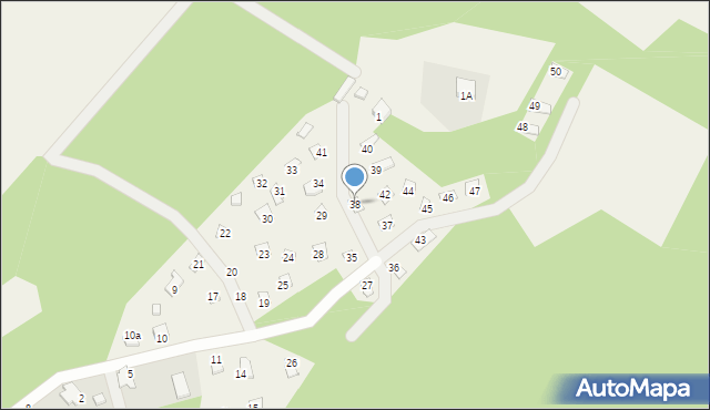 Gibasówka, Gibasówka, 38, mapa Gibasówka