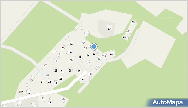 Gibasówka, Gibasówka, 44, mapa Gibasówka