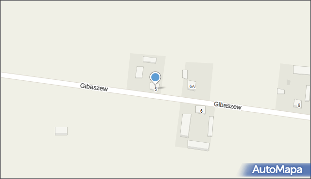 Gibaszew, Gibaszew, 5, mapa Gibaszew