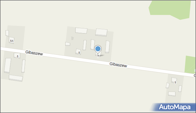 Gibaszew, Gibaszew, 7, mapa Gibaszew