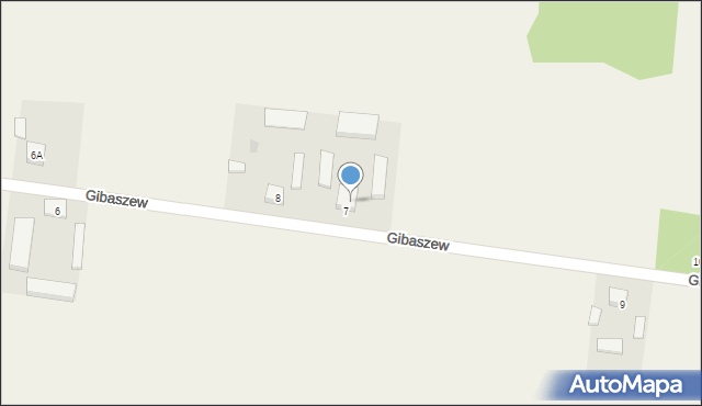 Gibaszew, Gibaszew, 8A, mapa Gibaszew