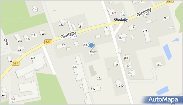 Giedajty, Giedajty, 24b, mapa Giedajty