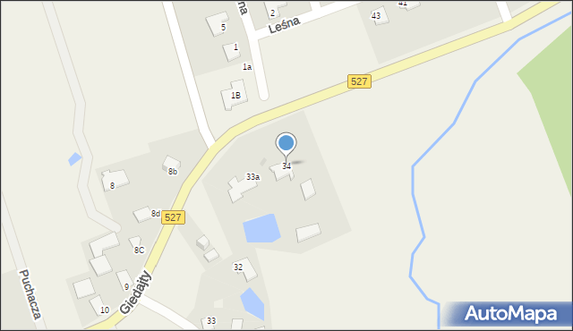 Giedajty, Giedajty, 34, mapa Giedajty