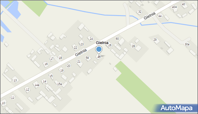 Gielnia, Gielnia, 46, mapa Gielnia