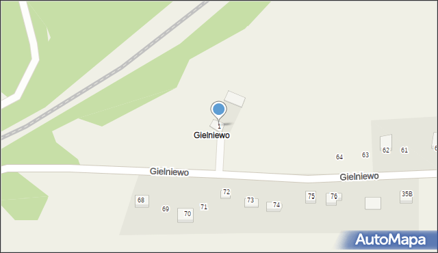 Gielniewo, Gielniewo, 1, mapa Gielniewo