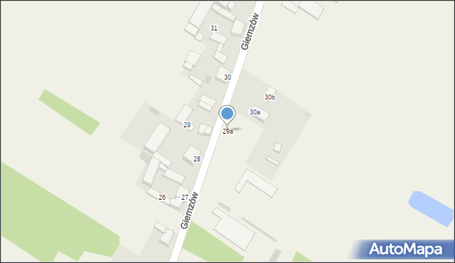 Giemzów, Giemzów, 29a, mapa Giemzów