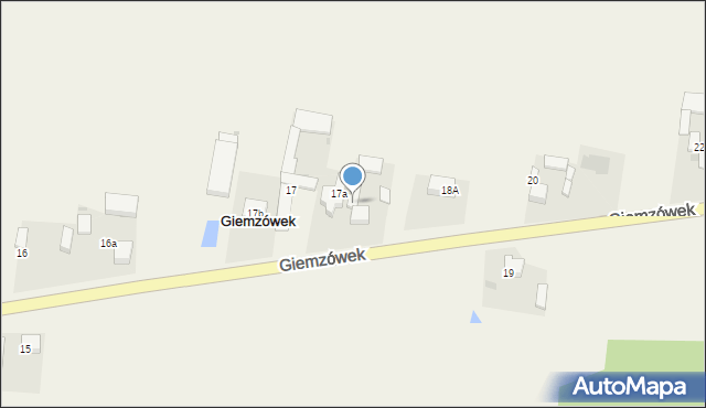 Giemzówek, Giemzówek, 18, mapa Giemzówek