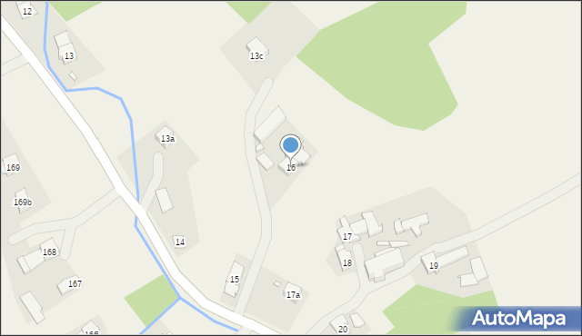 Gierałcice, Gierałcice, 16, mapa Gierałcice