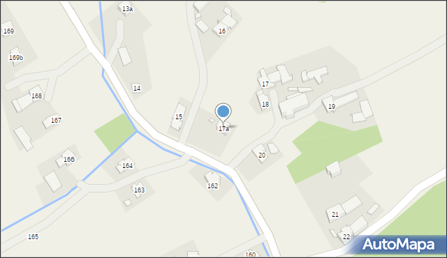 Gierałcice, Gierałcice, 17a, mapa Gierałcice