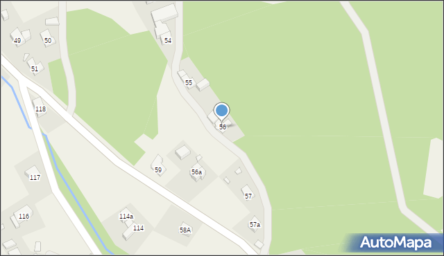 Gierałcice, Gierałcice, 56, mapa Gierałcice