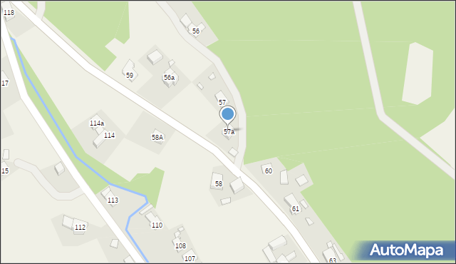 Gierałcice, Gierałcice, 57a, mapa Gierałcice