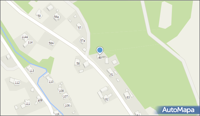 Gierałcice, Gierałcice, 60, mapa Gierałcice