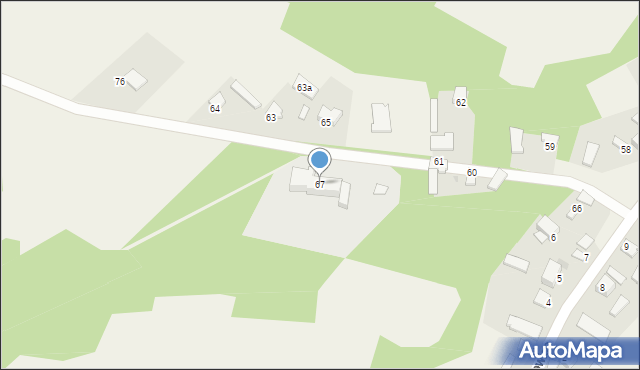 Gieraszowice, Gieraszowice, 67, mapa Gieraszowice