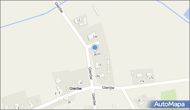 Gierów, Gierów, 15, mapa Gierów