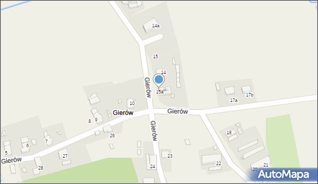 Gierów, Gierów, 15a, mapa Gierów