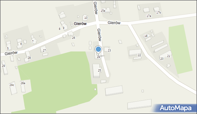 Gierów, Gierów, 24, mapa Gierów