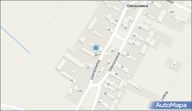 Gierszowice, Gierszowice, 46, mapa Gierszowice