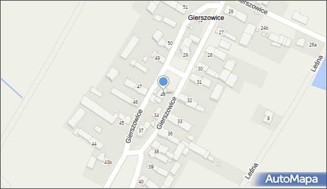 Gierszowice, Gierszowice, 48, mapa Gierszowice