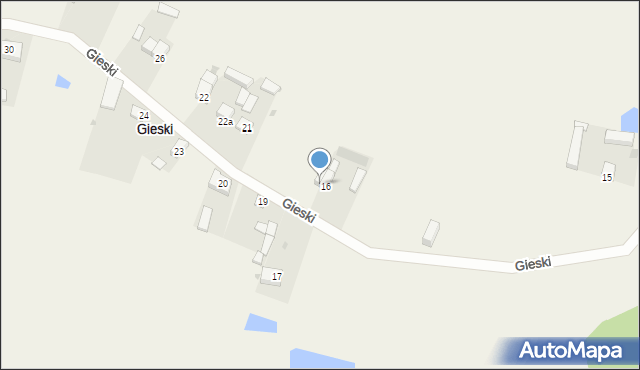 Gieski, Gieski, 18, mapa Gieski