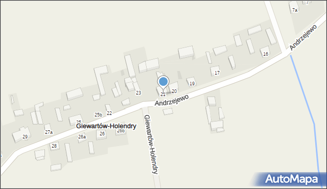 Giewartów-Holendry, Giewartów-Holendry, 21, mapa Giewartów-Holendry