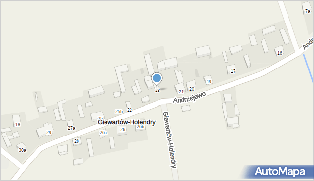 Giewartów-Holendry, Giewartów-Holendry, 23, mapa Giewartów-Holendry