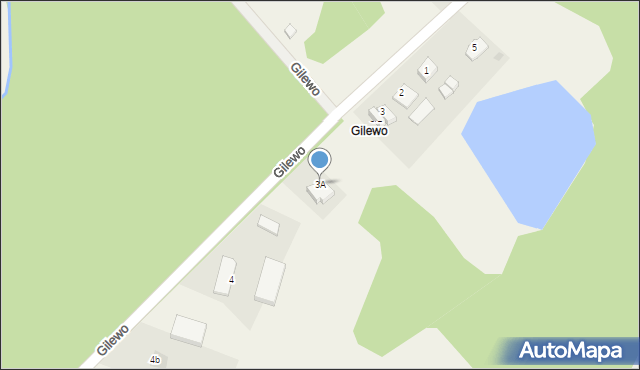 Gilewo, Gilewo, 3A, mapa Gilewo