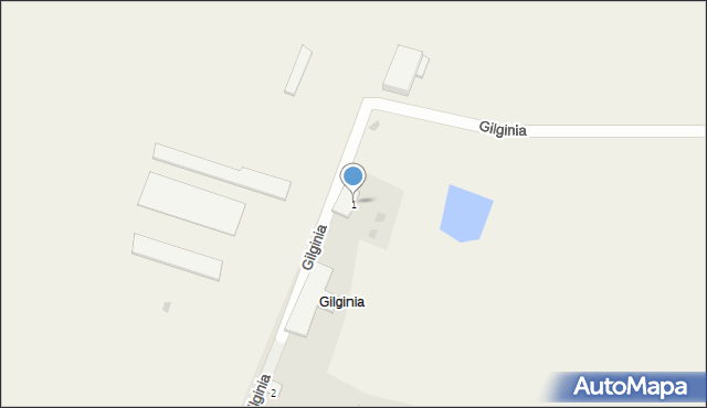Gilginia, Gilginia, 1, mapa Gilginia