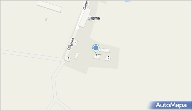 Gilginia, Gilginia, 4, mapa Gilginia