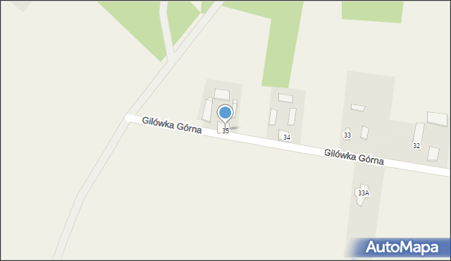 Gilówka Górna, Gilówka Górna, 35, mapa Gilówka Górna