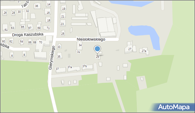 Grudziądz, Gierymskiego Aleksandra, 29, mapa Grudziądza