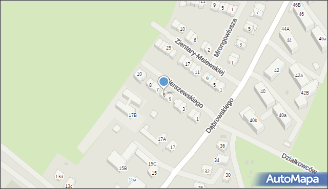 Iława, Gierszewskiego Antoniego, 6, mapa Iława