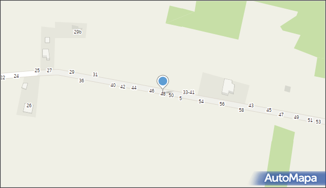 Mokrzyska, Gibałówka, 48, mapa Mokrzyska