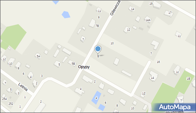 Opypy, Gilewicza Z., gen., 8, mapa Opypy