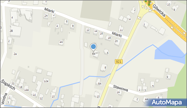 Przyszowice, Gierałtowicka, 6A, mapa Przyszowice