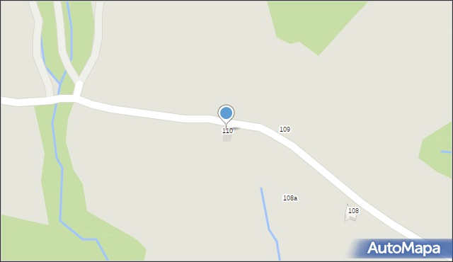 Rabka-Zdrój, Gilówka, 110, mapa Rabka-Zdrój