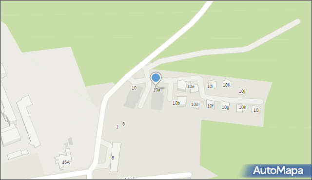 Siemiatycze, Gilewskiego Ignacego, 10a, mapa Siemiatycze