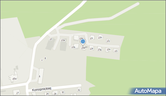 Siemiatycze, Gilewskiego Ignacego, 10d, mapa Siemiatycze